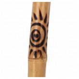 Etno didgeridoo bambus 120 cm - vypalované