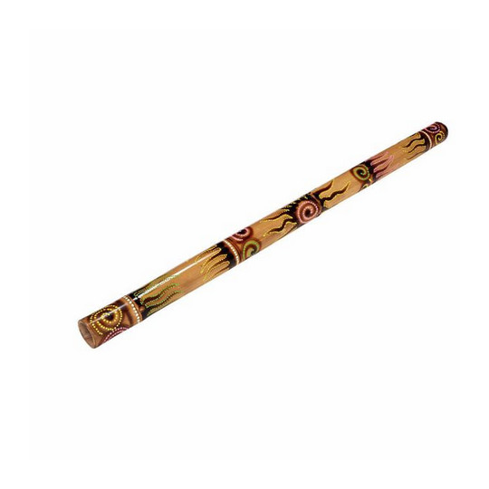 Etno didgeridoo bambus 120 cm - vypalované/malované