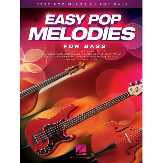 Easy Pop Melodies for bass / double bass (50 hits)