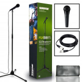 SHURE PGA58BTS - dynam. mikrofon pro zpěv, obsahuje: PGA58, mic tripod stojan, kabel, clip
