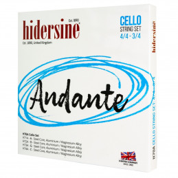 Hidersine Andante Cello Set 4/4 - 3/4