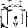 Elektronické bicí, síťované pady, kick pad s pedálem, bluetooth, USB MIDI.