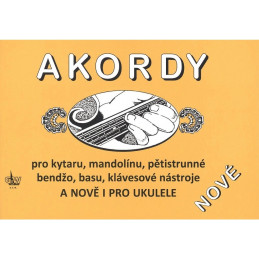 Akordy pro kytaru, mandolínu, banjo,  basu, klávesy, ukulele