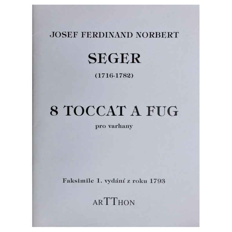 8 toccat a fug - Seger Josef Ferdinand Norbert