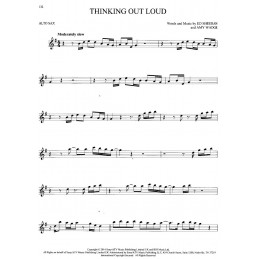 101 Hit songs for alto sax