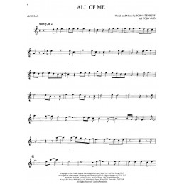 101 Hit songs for alto sax