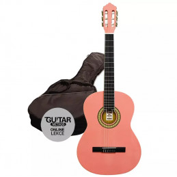 Ashton SPCG 34 PK - 3/4 klasická kytara set - růžová