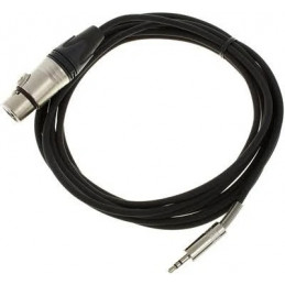 Pro snake camera cable 3m 3,5mm jack-XLR female