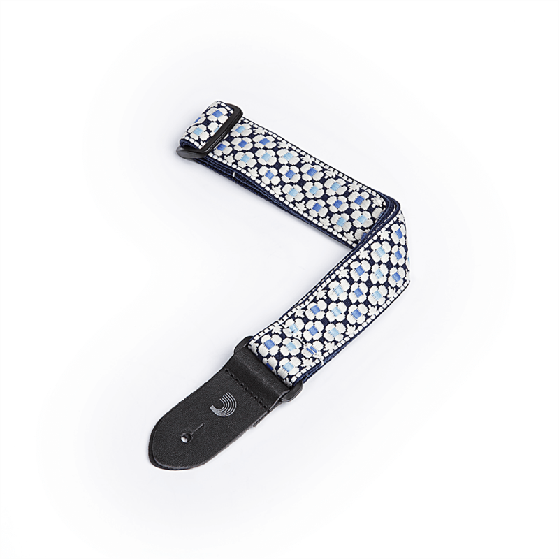 D'addario Jaquard Tkaný popruh na ukulele - Blue D'addario Jaquard Tkaný popruh na ukulele - Blue