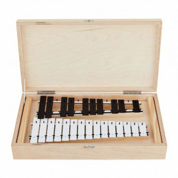 GOLDON chromatický metalofon v dřevěném boxu (11085)