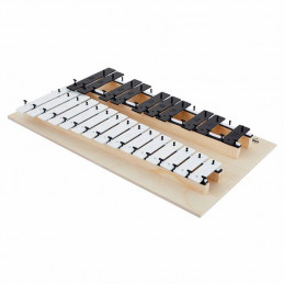 GOLDON chromatický metalofon v dřevěném boxu (11085)