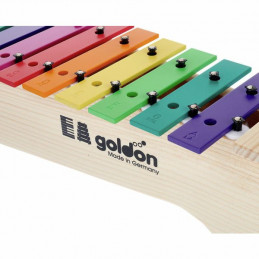 Goldon altový metalofon v barvách Boomwhackers 13 + 3 kameny