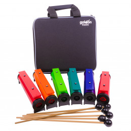GOLDON - Hrací trubičky 6ks pentatonické ladění c (11406)