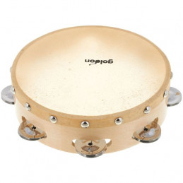 GOLDON - tamburína s přírodní blánou (35325)