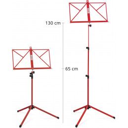 Proline notový stojan červený