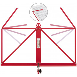 Proline notový stojan červený