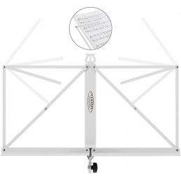 Proline notový stojan bílý