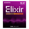 Elixir struny pro 12-ti strunnou akustickou kytaru; bronze; .010 - NanoWeb coating