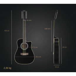 Rocktile WSD12-50C-BK