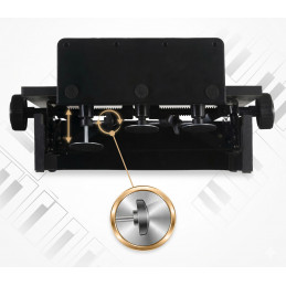 Proline pedálový adaptér černý, matný