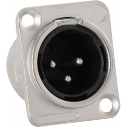 Proline XLR konektor na panel, samec