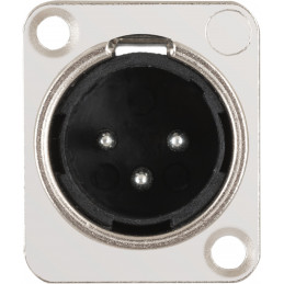 Proline XLR konektor na panel, samec