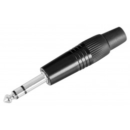 Proline Stereo Jack Konektor Černý - set 5 ks