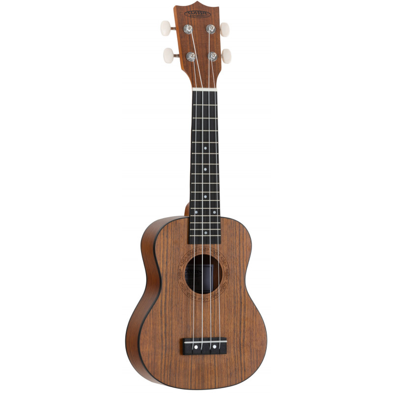 Classic Cantabile Ukulele Soprano Walnut