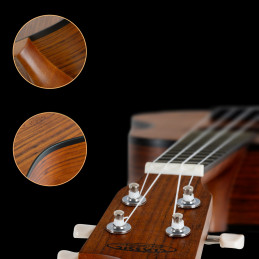 Classic Cantabile Ukulele Soprano Walnut
