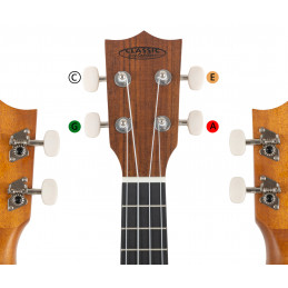 Classic Cantabile Ukulele Soprano Walnut