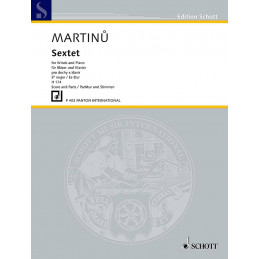 Sextet pro dechy a klavír - Martinů Bohuslav