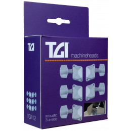 TGI TG412 ladící mechanika akustická kytara nikl