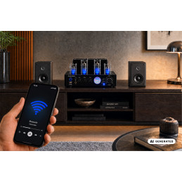 Bennett & Ross TA-70 HiFi Stereo Zesilovač Černý