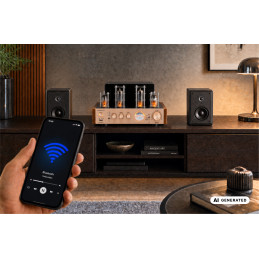 Bennett & Ross TA-70 HiFi Stereo Zesilovač Hnědý