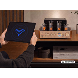 Bennett & Ross TA-70 HiFi Stereo Zesilovač Hnědý