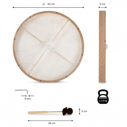 Proline FD-24 Šamanský rámový buben laditelný 24"