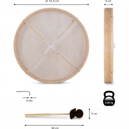 Proline FD-20 Šamanský rámový buben laditelný 20"