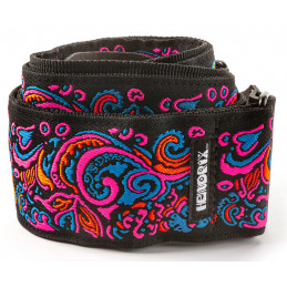 Dunlop JH28 JIMI HENDRIX™ BLACKLIGHT LOVE DROPS PINK STRAP
