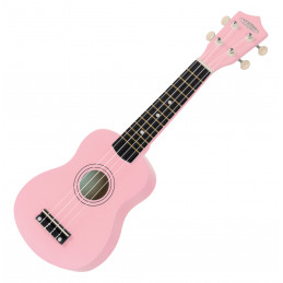 Classic Cantabile US-50 Soprano Ukulele Set Pink