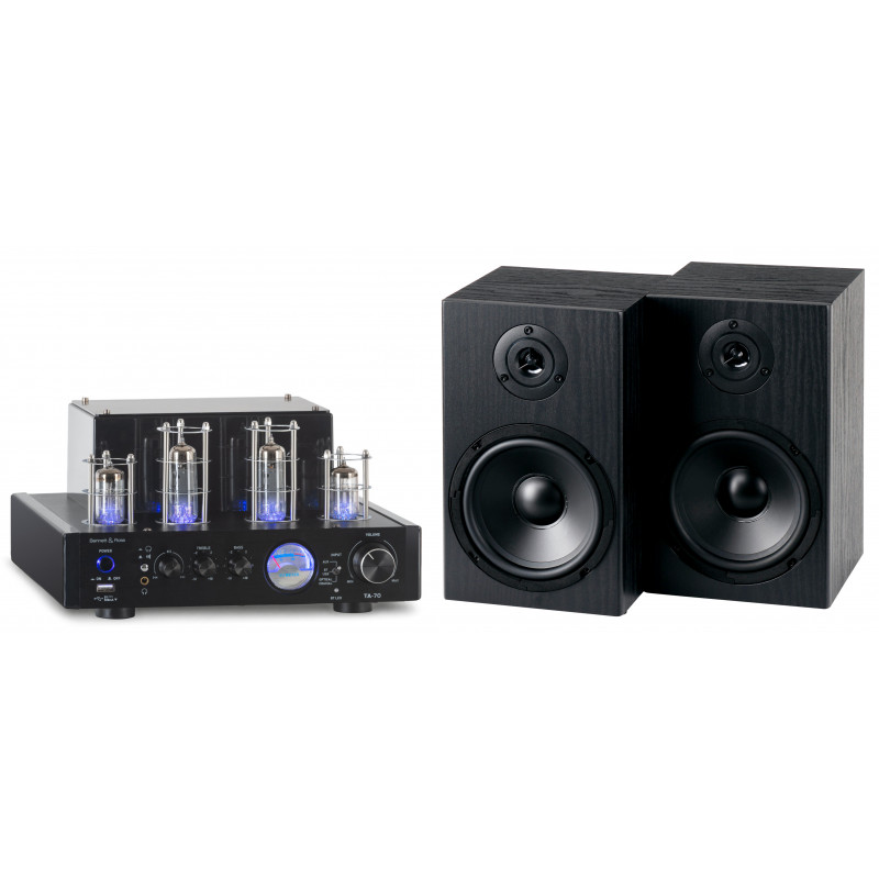 Bennett & Ross TA-70 HiFi Stereo SET Černý