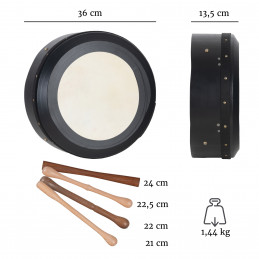 Proline B-14 Irský Bodhrán 14" x 5"