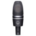 kondenzátorový mikrofon pro nástroje a zpěv, kardioida, odpružený držák H 85, černá barva