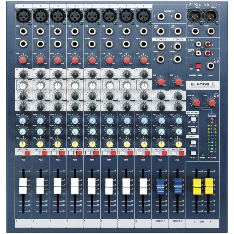 SOUNDCRAFT EPM 8 - mixážní pult SOUNDCRAFT EPM 8 - mixážní pult