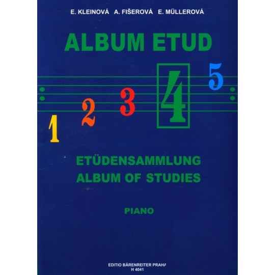 ALBUM ETUD 4 - PIANO, Kleinová, Fišerová, Müllerová