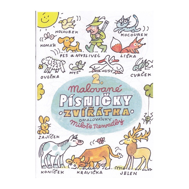 Malované písničky 2. - omalovánky Miloše Nesvadby