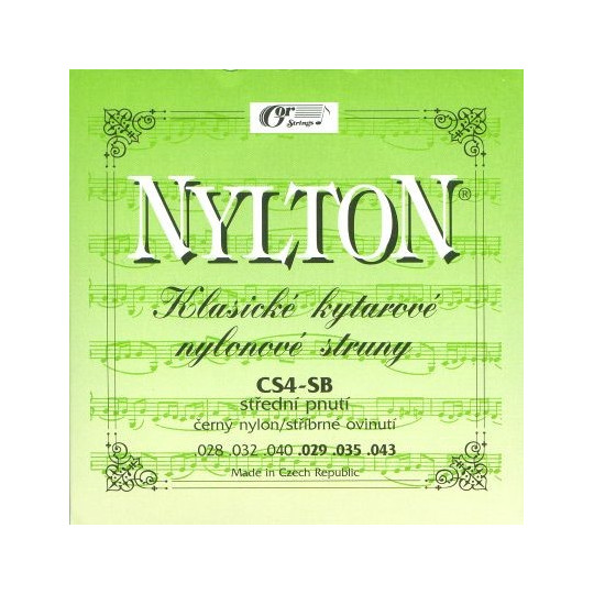 NYLTON CS4-SB struny kytarové black