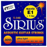 Sirius S-340 struny kytarové