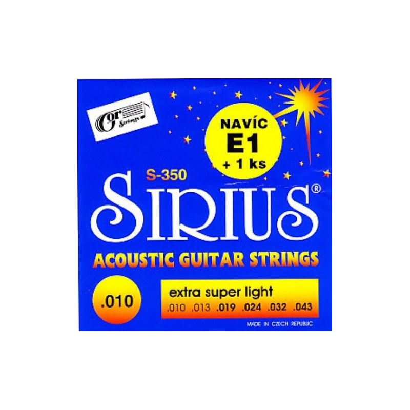 Sirius S-350 struny kytarové