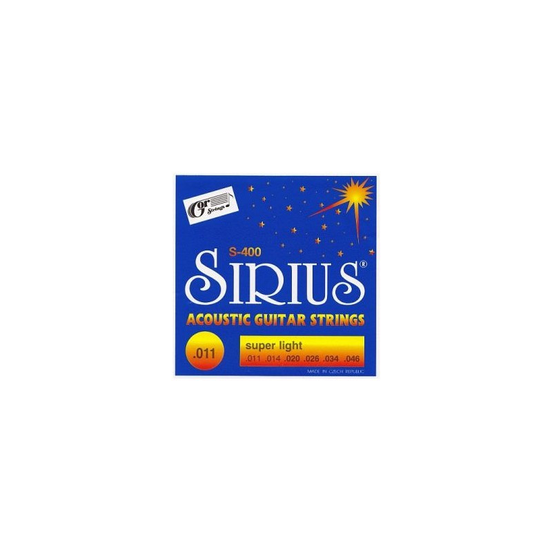 Sirius S-400 struny kytarové