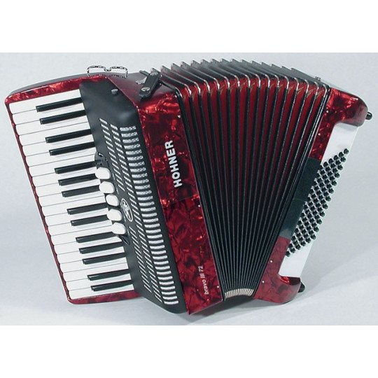 HOHNER Bravo III 72 red